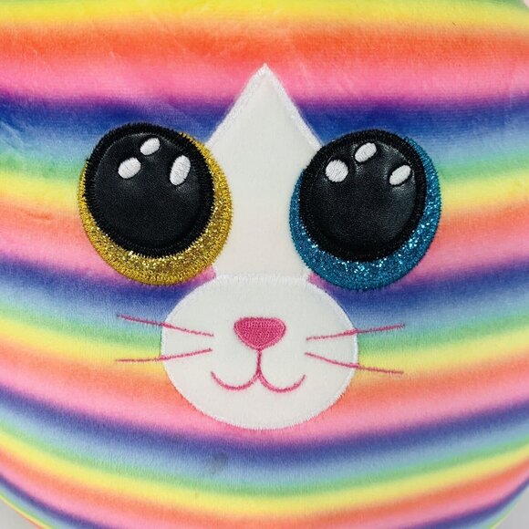 Rainbow Caticorn Plush Pillow Heather The Unicorn Cat Stuffed Animal Soft Squish - Picture 4 of 12